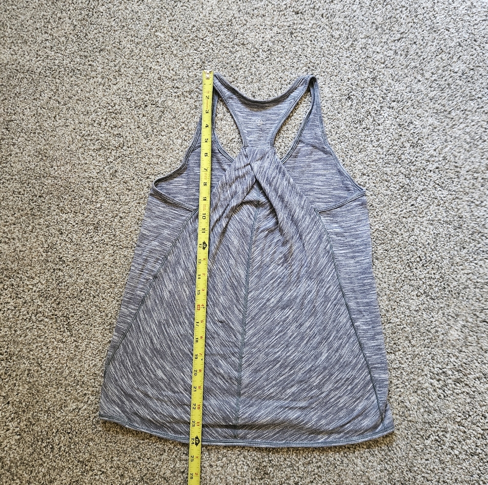Lululemon Athletica Gray Essential Racerback Tank Top